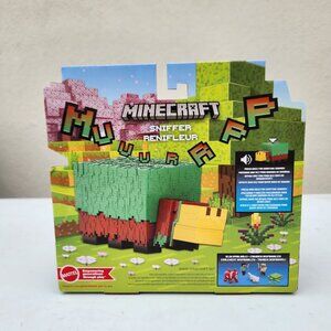 NEW Mattel Minecraft Sniffer Action Figure with Sounds & Pixelated Design 7" sca